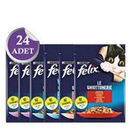Felix 24x85 gr Karışık Paket Pouch Kedi Konservesi