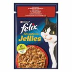 Felix 26x85 gr Pouch Sensation Jellies Sığır Etli ve Domatesli Yetişkin Kedi Konservesi