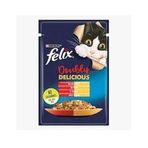 Felix 26x85 gr Sığır Etli Tavuklu Yetişkin Kedi Konservesi
