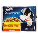 Felix 4 Al 3 Öde Tavuk ve Sığır Etli Yaş Kedi Maması