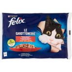 Felix 4X4X85 Gr Multipack Sığır ve Tavuklu Yetişkin Yaş Kedi Maması