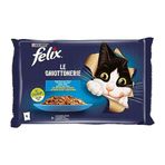 Felix 4x85 gr Somonlu Yaş Kedi Maması