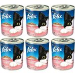 Felix 6x400 gr Somon Alabalıklı Kedi Konservesi