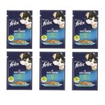 Felix 6x85 gr Adult Pouch Ton Balıklı Yetişkin Kedi Konservesi