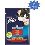 Felix 85 gr x 24 Adet Somonlu Pouch Yaş Kedi Maması