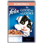 Felix 85 gr Yetişkin Kedi Taze Somonlu Pouch