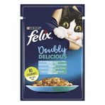 Felix Çifte Lezzet Somonlu ve Sardalyalı Yaş 85 gr Kedi Maması