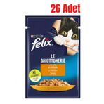 Felix Jöle İçinde Tavuklu Yetişkin Pouch 85 gr 26 Adet Kedi Yaş Mama