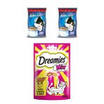 FELIX Jr. Sığır Etli Yaş Kedi Maması 100 Gr X 2+dreamies Mix Kedi Ödül Maması Peynirli-sığır Etli 60gr