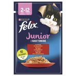 Felix Junior Pouch Sığır Etli Yavru 85 gr Yaş Kedi Maması