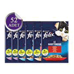 Felix Karışık Yaş 52x85 gr Kedi Maması