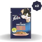 Felix Kedi Yaş Mama Somonlu 85 Gr - (2 Adet)