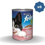 Felix Konserve Kedi Maması Somonlu 400 Gr - (6 Adet)