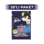 Felix Kuzu Etli 85 gr 26'lı Paket Kedi Yaş Maması
