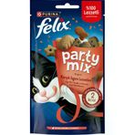 Felix Party Mix Karışık Izgara Lezzetleri Sığır Etli Tavuklu ve Somonlu Kedi Ödülü 60 Gr
