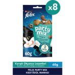 Felix Party Mix Karışık Okyanus Lezzetleri Kedi Ödül Maması x8