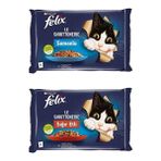 Felix Pouch Karışık Kedi Konservesi 4 Al 3 Öde 6lı