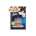 Felix Pouch Somonlu 26x85 gr Yetişkin Kedi Maması