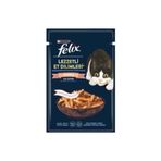 Felix Pouch Tasty Shreds Somonlu Lezzetli Et Dilimleri 80 gr Yaş Kedi Maması