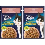 Felix Sensation Somon & Karidesli Kedi Yaş Mama 85 gr 2li paket