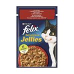 Felix Sensations Sığır Etli Domates Soslu Kedi Maması 85 gr Vitaminli ve Besleyici
