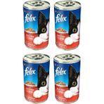 Felix Sığır Etli 4x400 gr Yetişkin Kedi Konserve