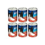 Felix Sığır Etli 6x400 gr Yetişkin Kedi Konserve Maması