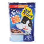 Felix Sığır Etli ve Kanatlı Tam 100 gr Pouch Yaş Kedi Maması