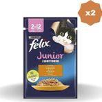 Felix Yavru Kedi Yaş Mama Tavuk Etli 85 Gr - (2 Adet)