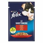 Felix/Purina Sığır Etli Yetişkin Pouch 12x85 gr Kedi Konservesi