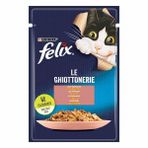 Felix/Purina Somon Balıklı Yetişkin Pouch 6x85 gr Kedi Konservesi