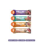 Fellas Foods Protein Bar 32g Karma Kutu 12 Adet (4 çeşit)