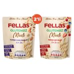 Fellas Glutensiz 2'li 270 gr Kırmızı Meyveli + 270 gr Karışık Kuruyemişli Müsli