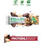 Fellas Vegan Protein Bar - Yer Fıstığı ve Kakaolu (40 g) x 12 Adet - 40 gr