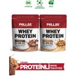 Fellas Whey Protein Tozu 2'li Deneme Paketi (175g x 2) - Çikolata - Kurabiye