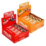 Fellas Yüksek Protein Bar Hindistan Cevizli ve Kakaolu, 45gr x 12 Adet + Yer Fıstıklı ve Kakaolu, 45gr x 12 Adet
