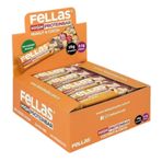 FELLAS Yüksek Protein Bar Yer Fıstıklı ve Kakaolu 45g x 12 Adet