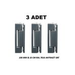 FELSEN 100 mm Orijinal Pimapen Pvc kapı menteşesi ANTRASİT 3 adet