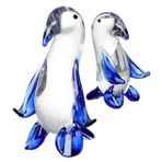 FELTECHELECTR 2 Adet Kristal Penguen Süsü Ördek Takılar Penguen Biblo Kutusu Cam Penguen Heykelcik Cam Horoz Masaüstü Süsü Kristal Penguen Zanaat Penguen Masa Heykeli Ofis Cazibe Yemek Masası