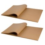 FELTECHELECTR Yapışmaz Pişirme Fırın Tepsileri 30x20cm Ağartılmamış Parchment Fritöz Parchment Liner 100 Adet Pişirme Kağıdı Levhası Kurabiye Pişirme Kağıdı