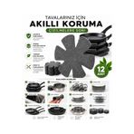 Felyra 12’li 30×30 cm Çizdirmez Elyaf Keçe – Tava, Tencere & Borcam Koruyucu Düzenleyici