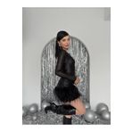 Femella Women Fashion Wera Pul Payet Elbise