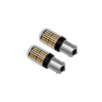 Femex 2 Adet 93 Tek Duy Led Py21W Tip Yakın Tırnak Led Ampul Bau15S 144 Ledli Turuncu