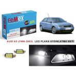 Femex Audi A3 (1996-2003) LED Plaka Aydınlatma Ampul Seti FEMEX Parlak Beyaz