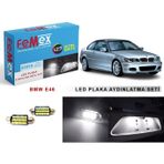 Femex Bmw E46 LED Plaka Aydınlatma Ampul Seti Femex Parlak Beyaz