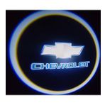 Femex Chevrolet Araçlar İçin Pilli Yapıştırmalı Kapı Altı Led Logo