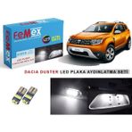 Femex Dacia Duster LED Plaka Aydınlatma Ampul Seti Femex Parlak Beyaz