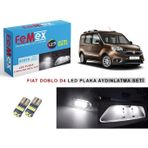 Femex Fiat Doblo D4 LED Plaka Aydınlatma Ampul Seti Femex Parlak Beyaz
