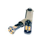 Femex H21W LED Ampul 12 Ledli 650 Lumen BAY9S Turuncu