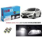 Femex Honda Civic Fc5 LED Plaka Aydınlatma Ampul Seti Femex Parlak Beyaz